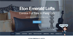 Desktop Screenshot of etonemeraldlofts.net